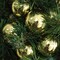 35mm Gold Glass Ball Ornament Clusters, Set of 6 - Elegant Holiday Décor, Perfect for Trees & Wreaths - Christmas Seasonal Charm - 2024 Christmas Collection, Floral Home by Artificial Flowers